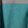 Vintage Nike Air Logo Half Zip Insulated Green Jacket Size L