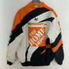 Chase Nascar The Home Depot Nextel Cup Series Racing Snap Jacket Size M Orange