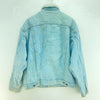 Vintage Levi Strauss Sherpa Lined Denim Jacket Size M Light Wash Blue Trucker