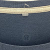 Lululemon Navy Blue Single Pocket Crew Neck T-shirt Size M Tee