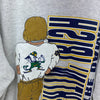 Vintage Nutmeg Notre Dame Fighting Irish NCAA Gray Sweatshirt Size L
