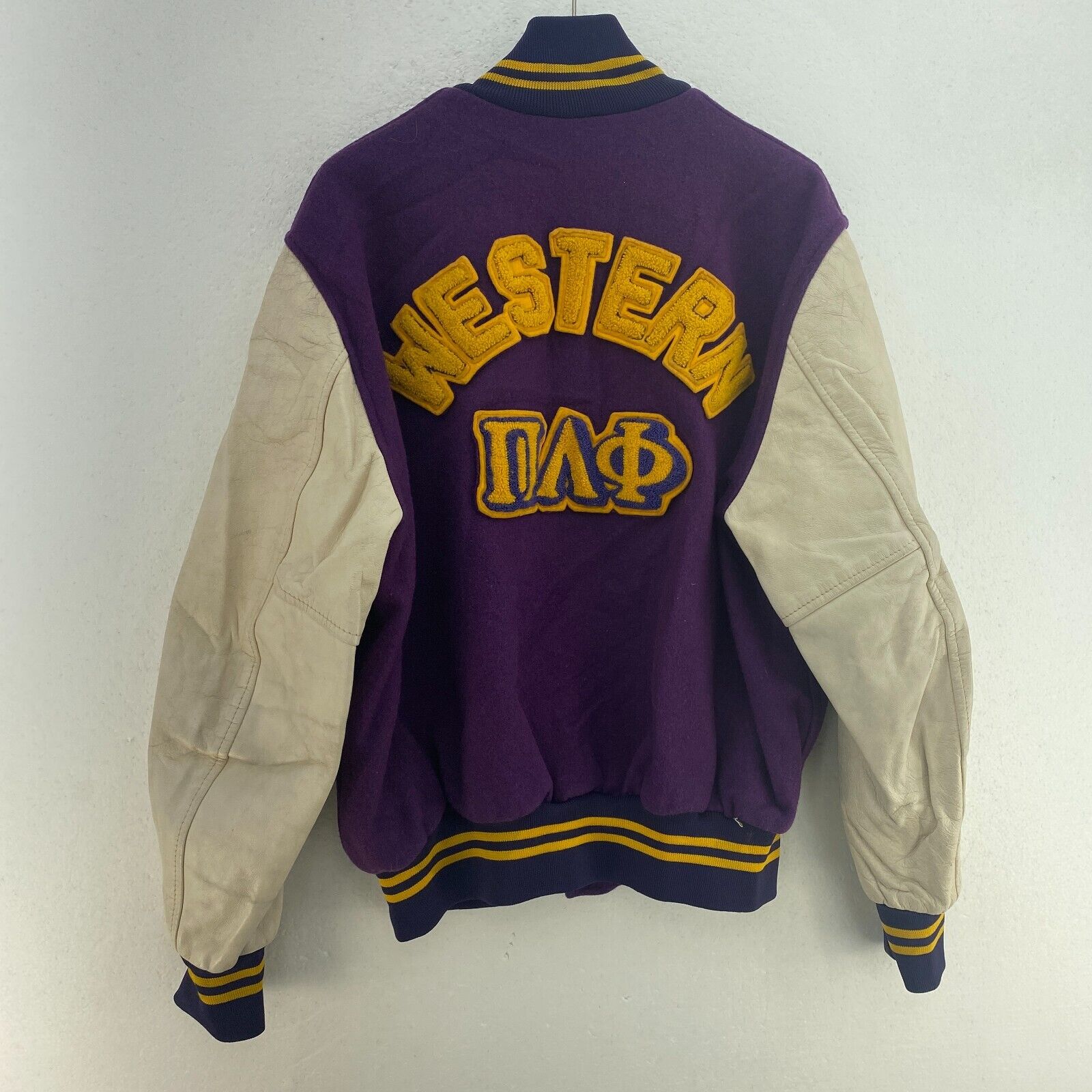 Nostros Amemus Snapped Purple Bomber Jacket Size 44