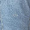 Levi's Sherpa Denim Vest Jacket Blue Light Wash Size M USA