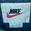 Nike Logo Full Zip Insulated Green Jacket Size XL