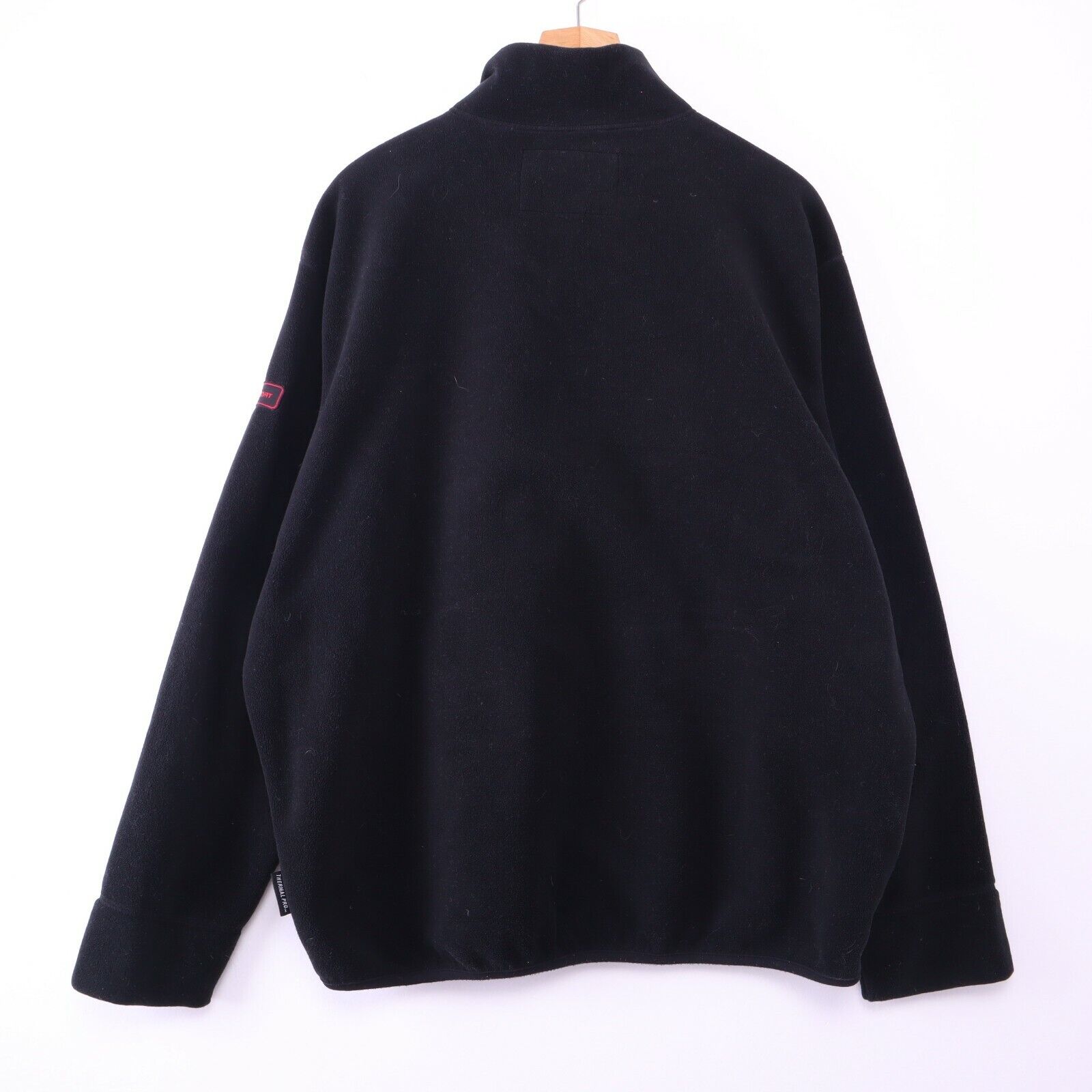 Polo Sport Quarter Zip Fleece Pullover Size XL Black