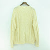 Vintage Sweater Knit 3D Size L Beige Women's