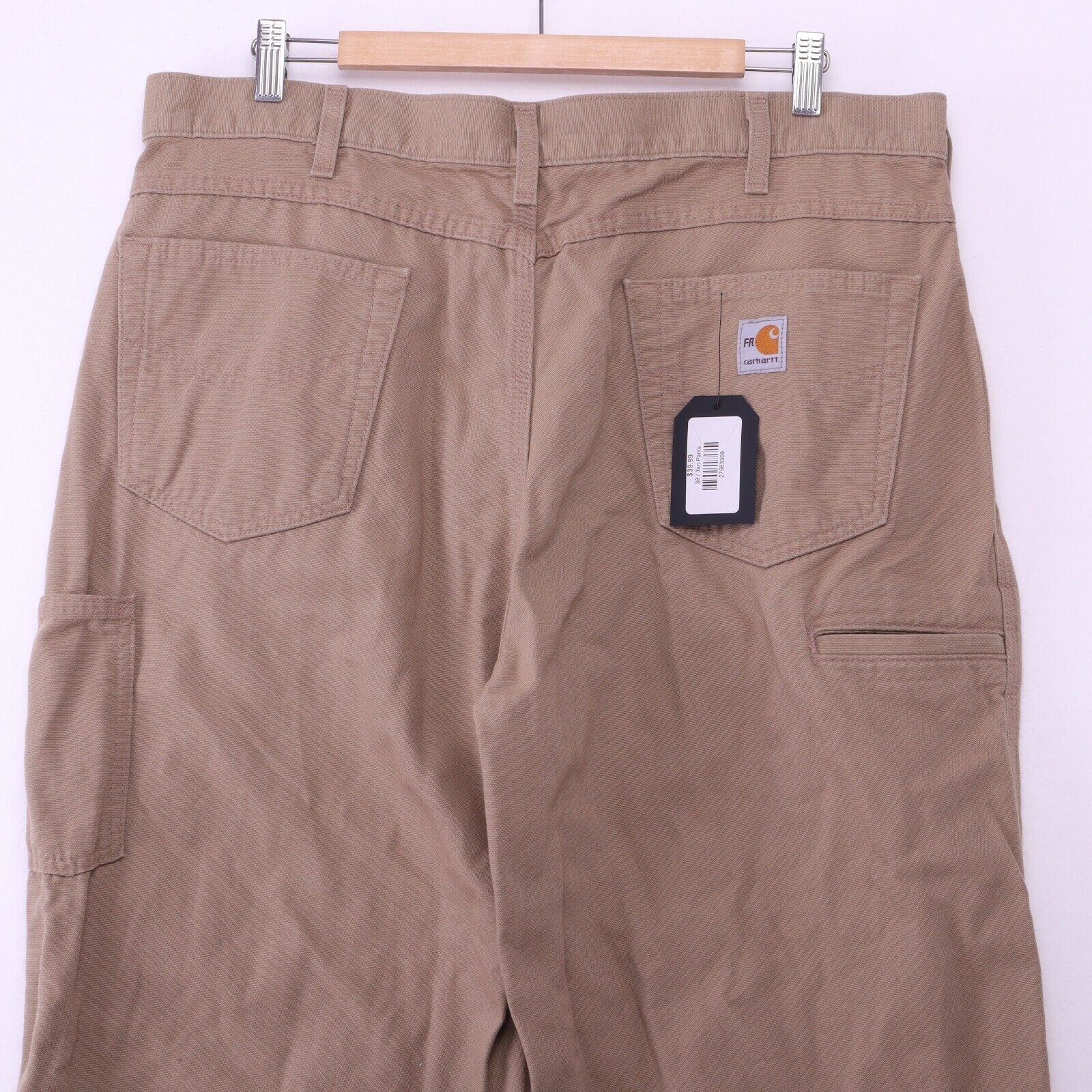Carhartt Cat 2 Original Fit Tan Pant Size 38x34 Straight Leg