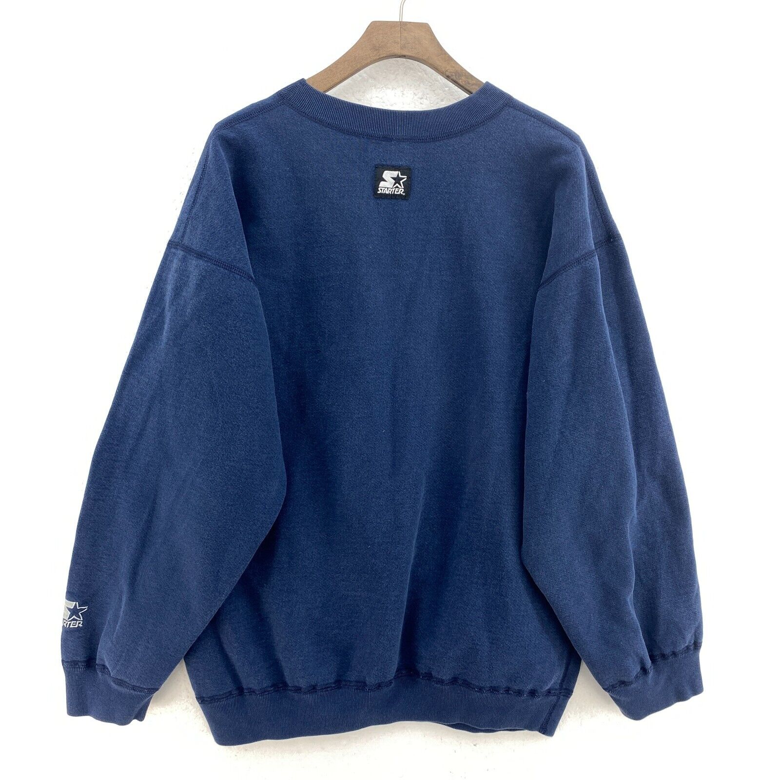 Vintage Starter Winnipeg Blue Bombers CFL 1994 Navy Blue Sweatshirt Size M