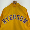 Ryerson University Yellow Windbreaker Jacket Size M 90s