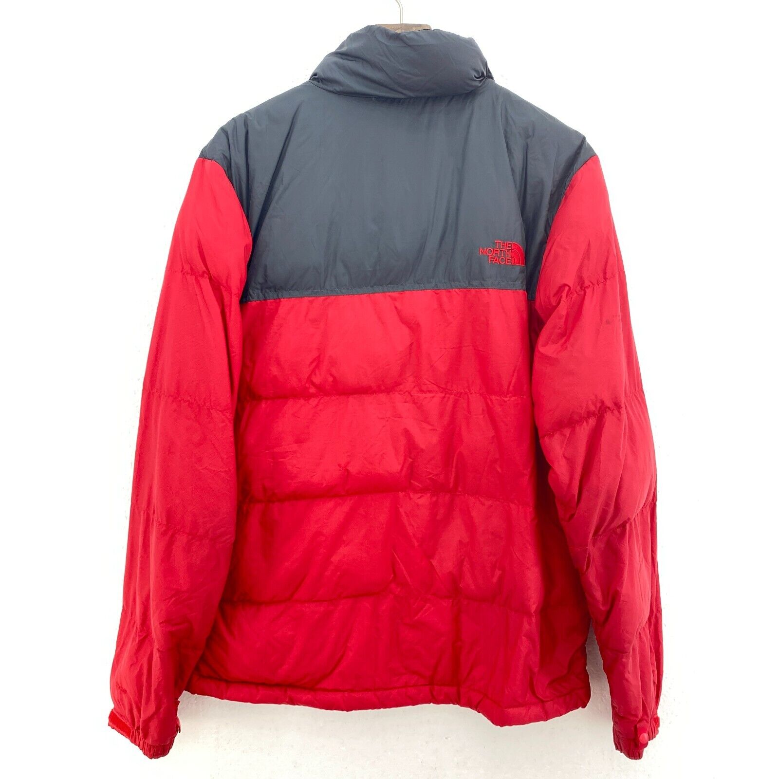 The North Face Men's Full Zip Nuptse Down 700 Series Jacket Red Size S