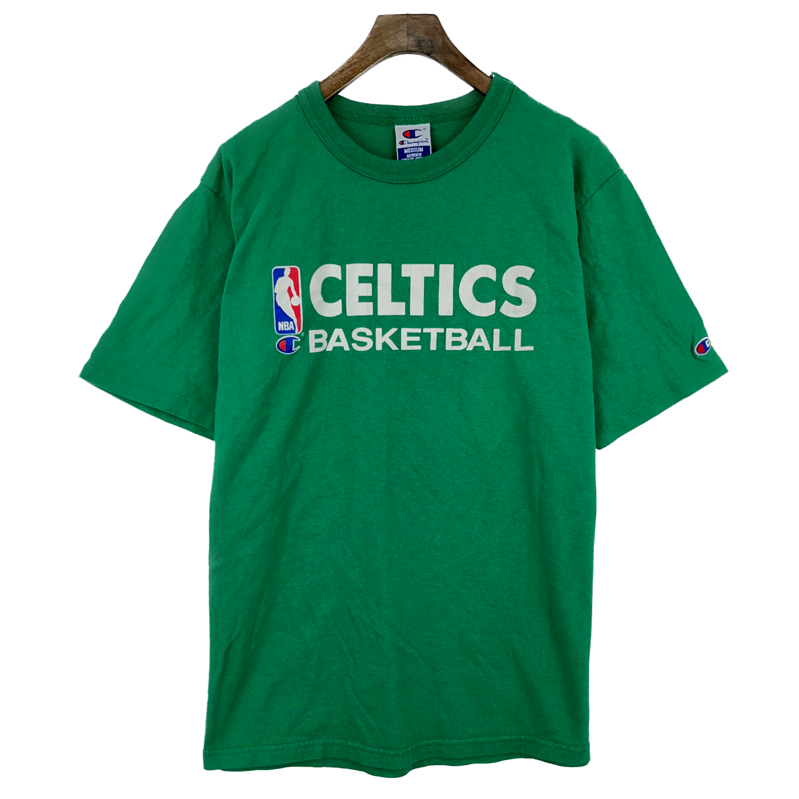 Vintage Champion Boston Celtics NBA Green T-shirt Size M Single Stitch