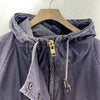 Polo By Ralph Lauren Logo Size M Full Zip Purple Hooded Jacket Size M