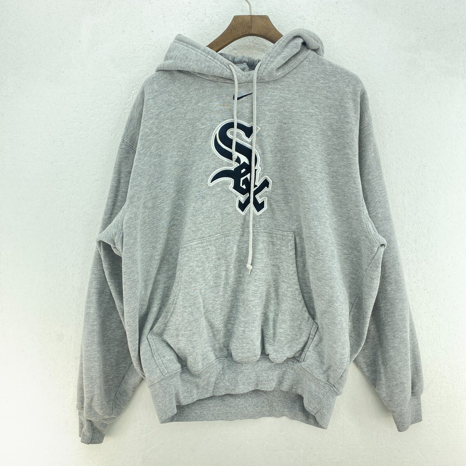Nike Chicago White Sox MLB Baseball Gray Hoodie Size M