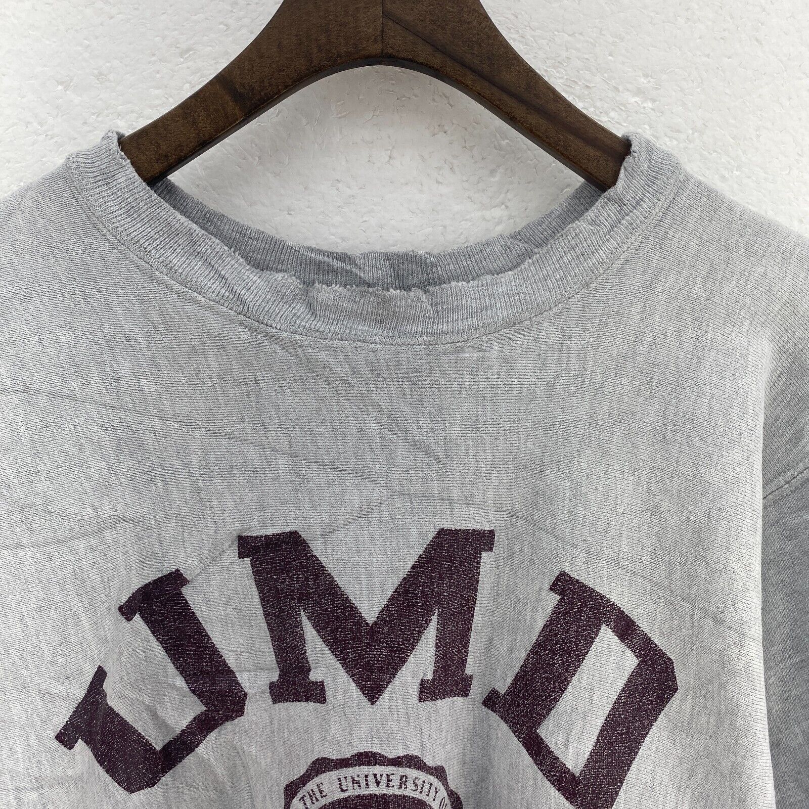 Champion Reverse Weave The University Of Minnesota Gray Sweatshirt Size L