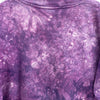 The Mountain All Over Print Tie Dye Skull Purple T-shirt Size L Single Stitch