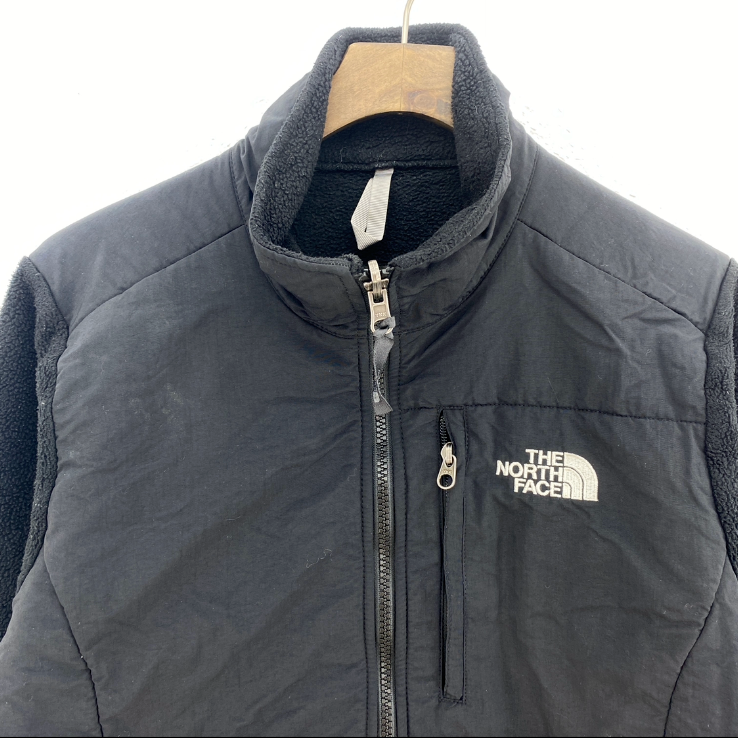 The North Face Full Zip Black Denali Fleece Jacket Size S Women's