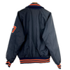 Vintage Dirty Dozen 7 Bomber Navy Blue Jacket Size M