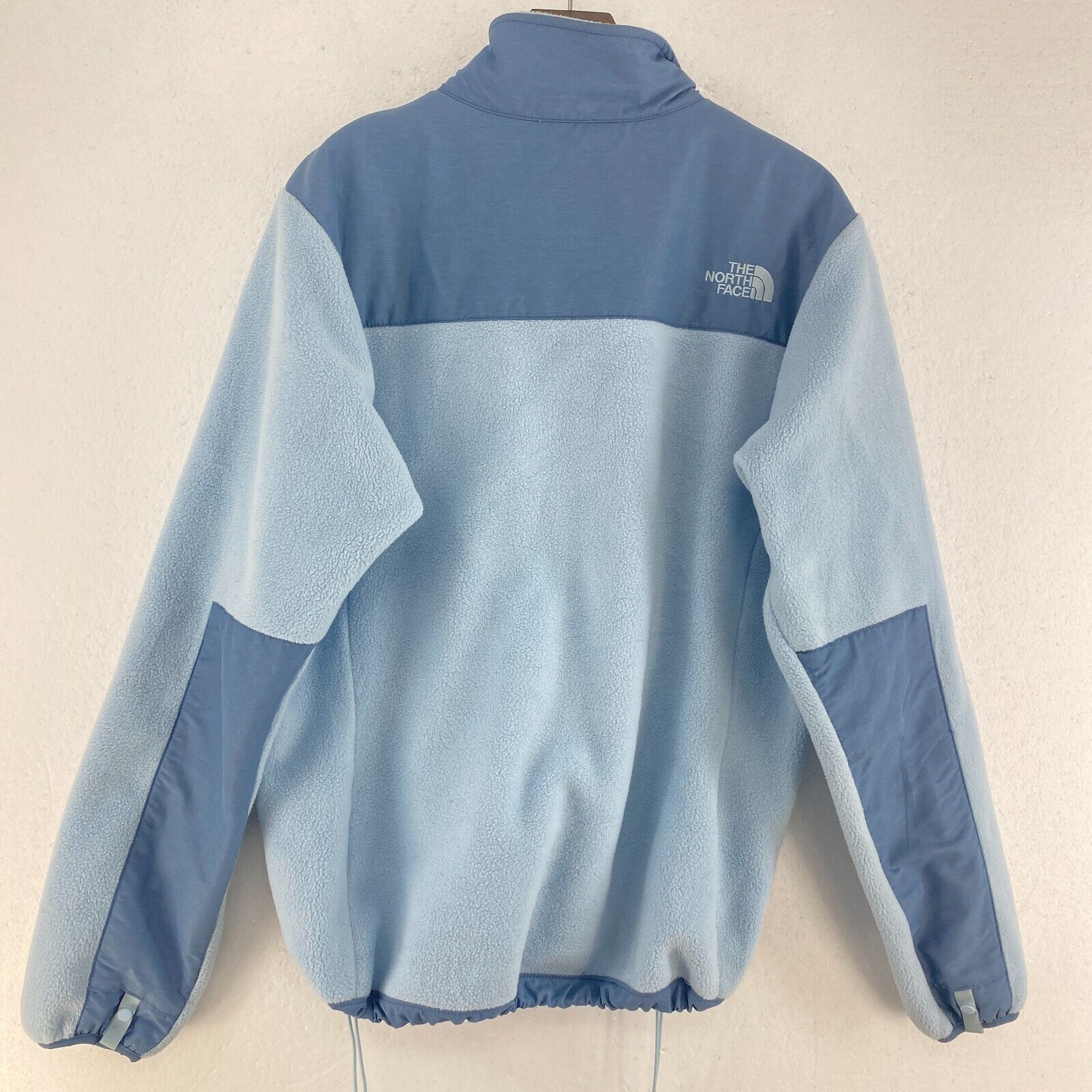 The North Face Logo Full Zip Blue Fleece Jacket Size XL Women's