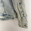 Levi Strauss Sherpa Denim Blue Light Wash Size XL Button Up