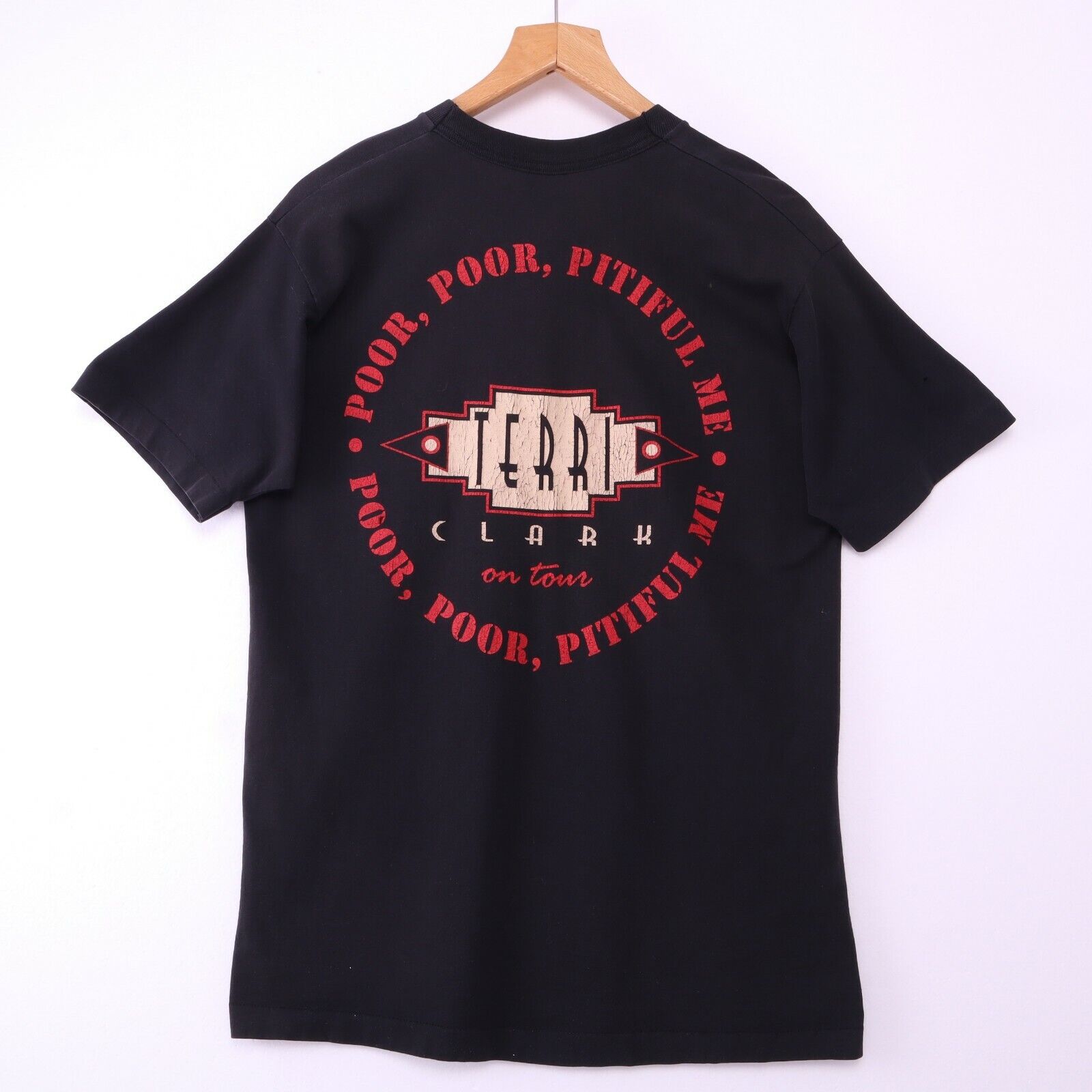 Terri Clark Poor, Poor, Pitiful Me Tour Country Music Black T-shirt Size L