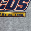 Denver Broncos San Diego Super Bowl XXXII NFL 1998 Gray Sweatshirt Size M