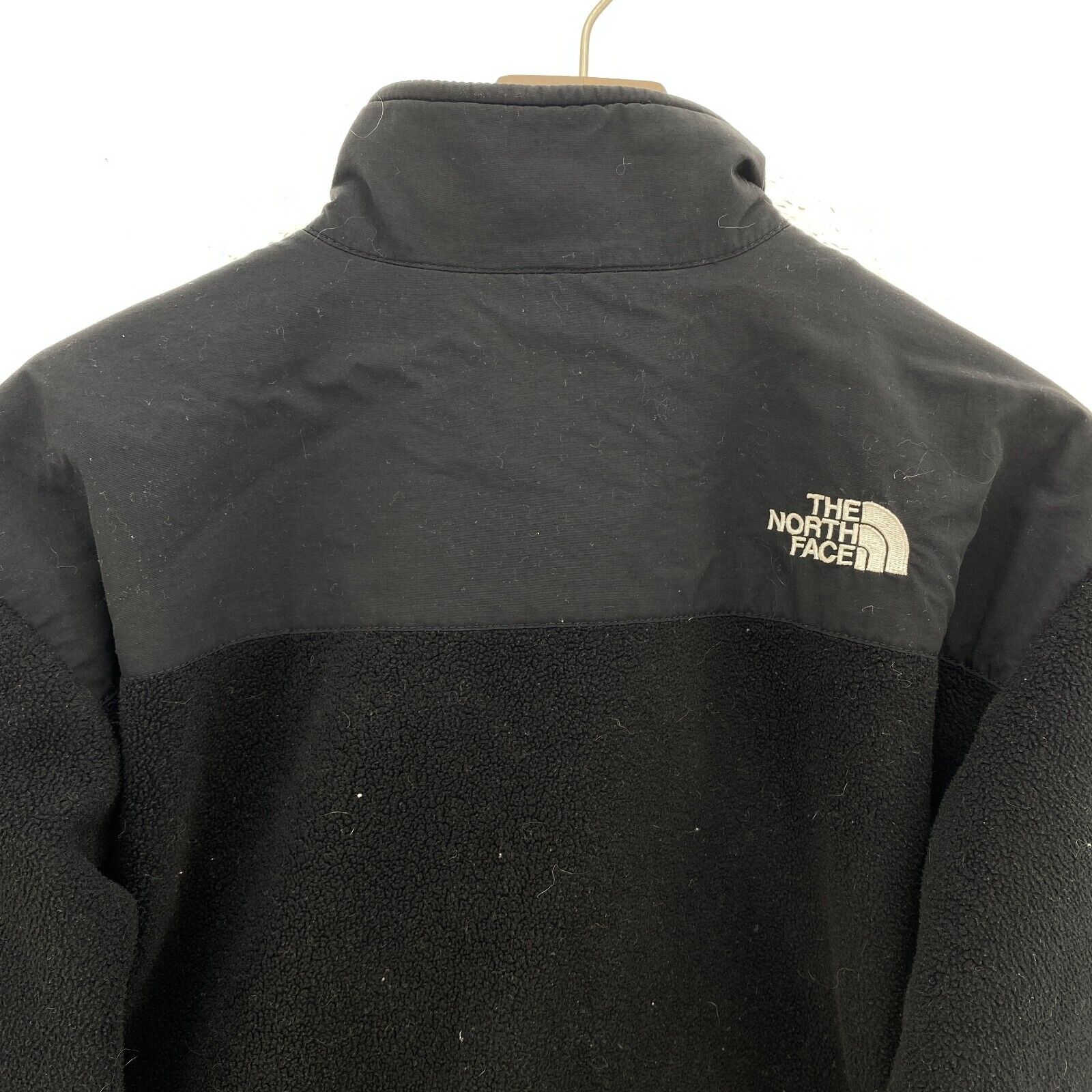 The North Face Black Logo Fleece Full Zip Jacket Size L Youth