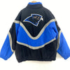 Carolina Panthers NFL Apex One Insulated Full Zip Blue Jacket Size L