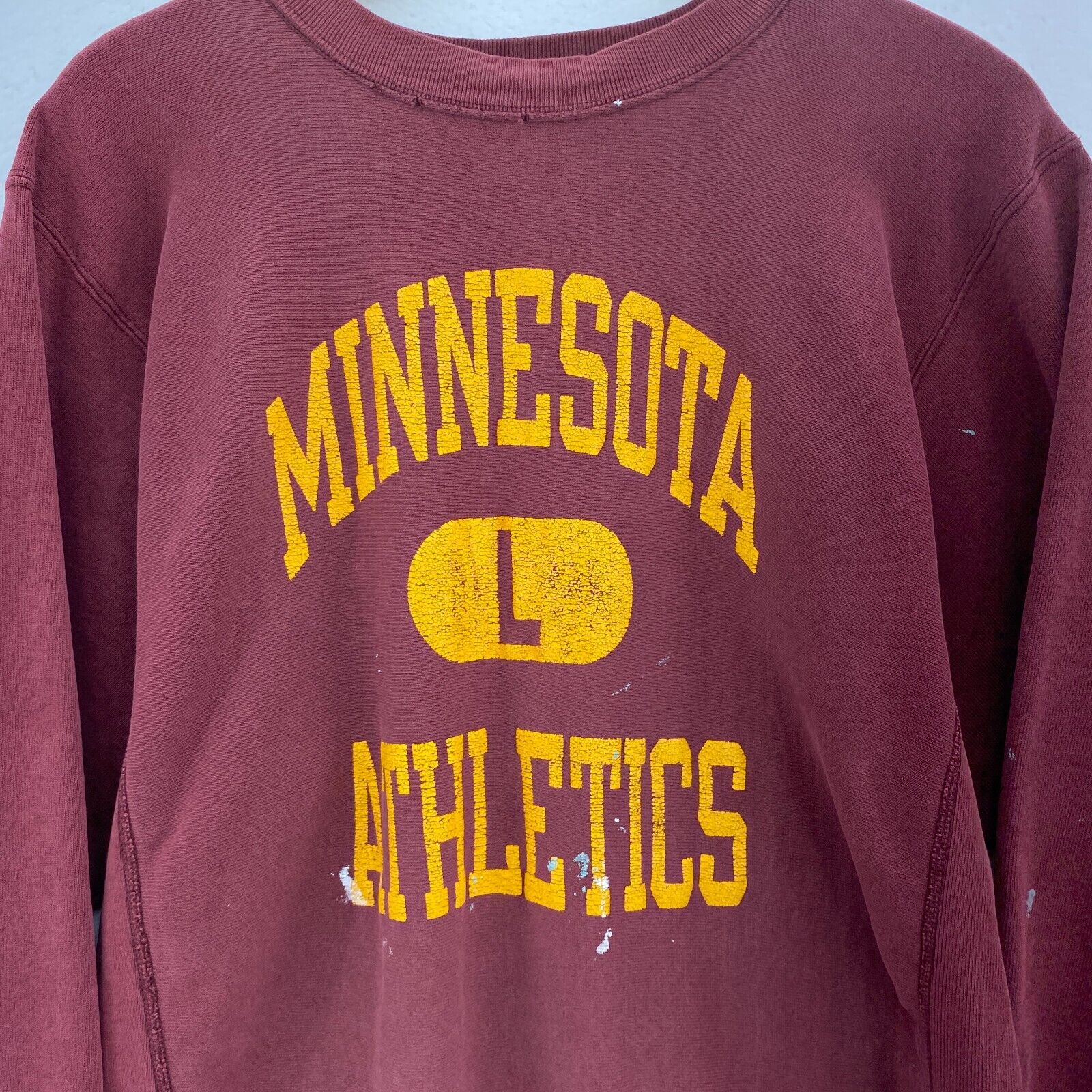 Minnesota Golden Gophers NCAA Champion Reverse Weave Sweatshirt Red Size L