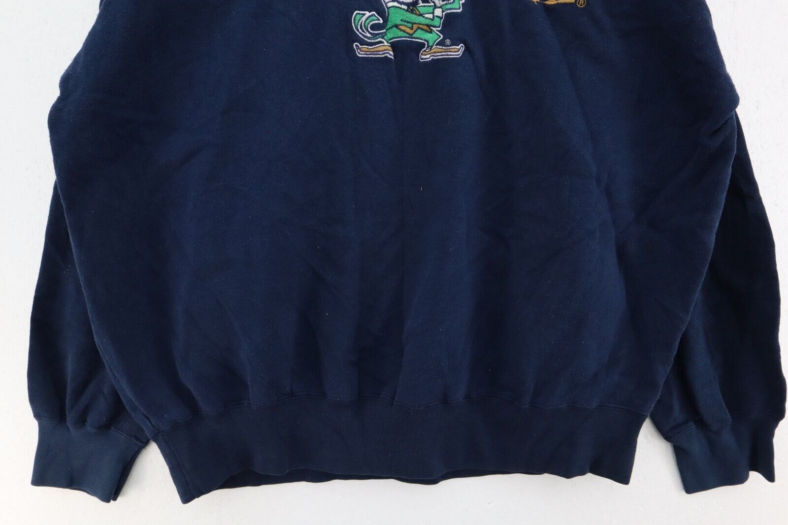 Nutmeg Notre Dame Fighting Irish NCAA Navy Blue Sweatshirt Size XL