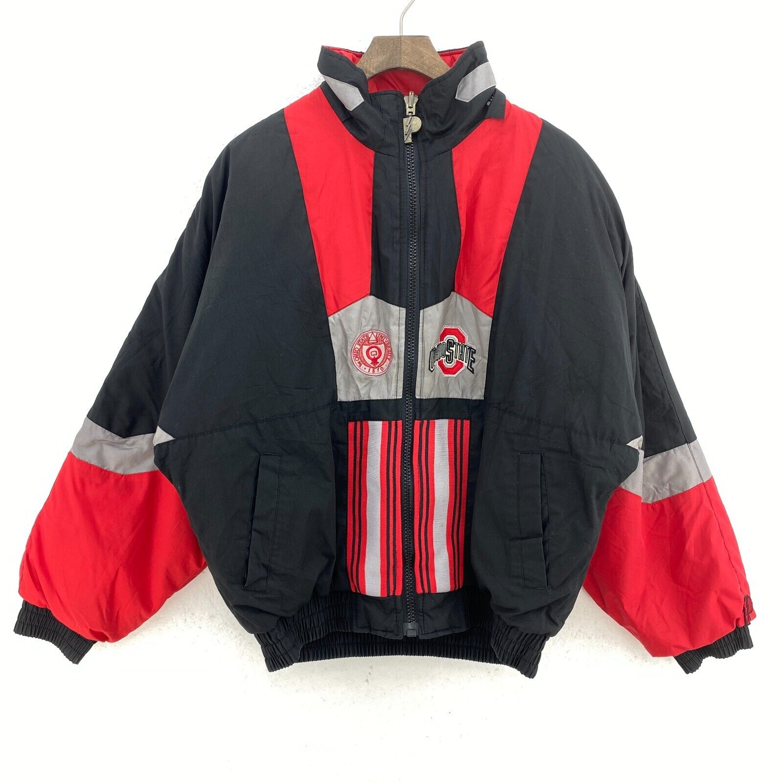 Ohio State University Reversible Insulated Jacket Two Tone Black Size XL Kid's