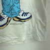 Looney Tunes Tasmanian Devil Bugs Bunny White T-shirt Front Back Print Size M
