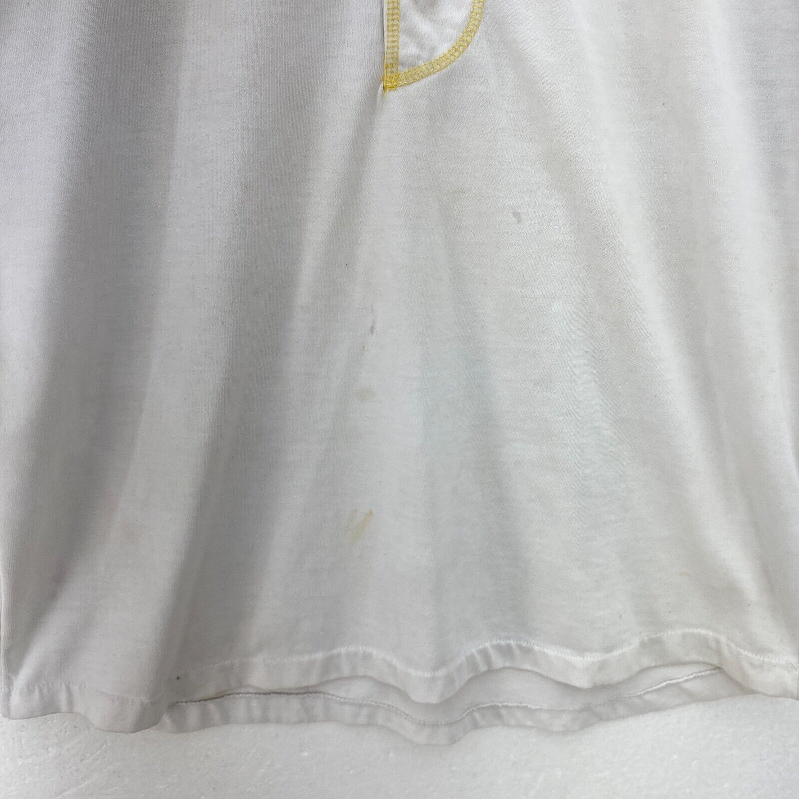 Calgary Flames NHL Starter Henley T-shirt White Size M