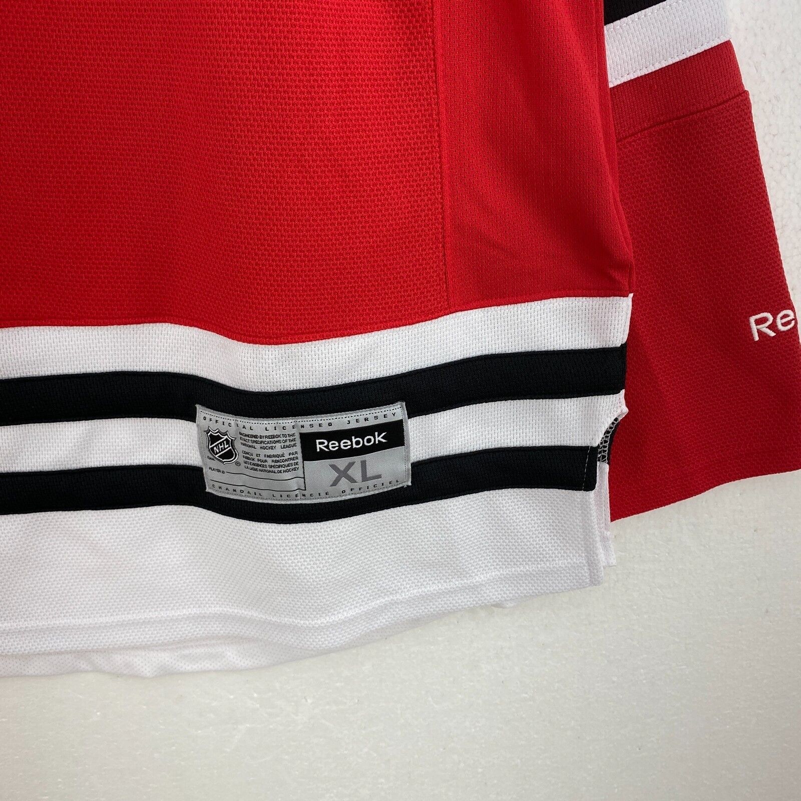 Authentic Chicago Blackhawks Signed Deins Savard Reebok Red Jersey Size XL