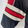 Starter Chicago Bulls Logo Embroidered Insulated Hooded Jacket Size L Black NBA