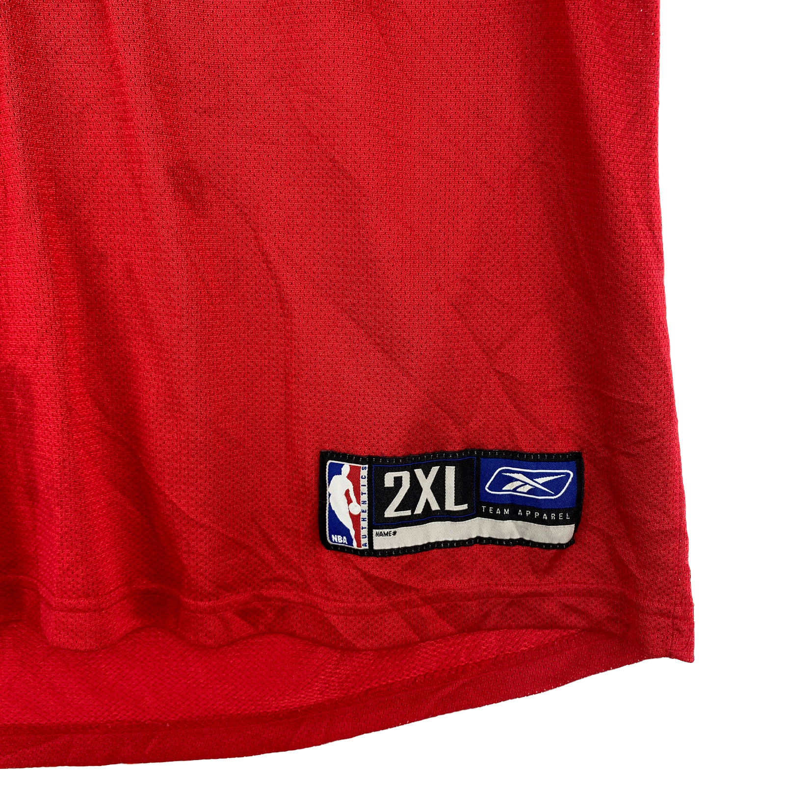 Vintage Reebok Chicago Bulls NBA #12 Kirk Hinrich Sleeveless Red Jersey Size 2XL