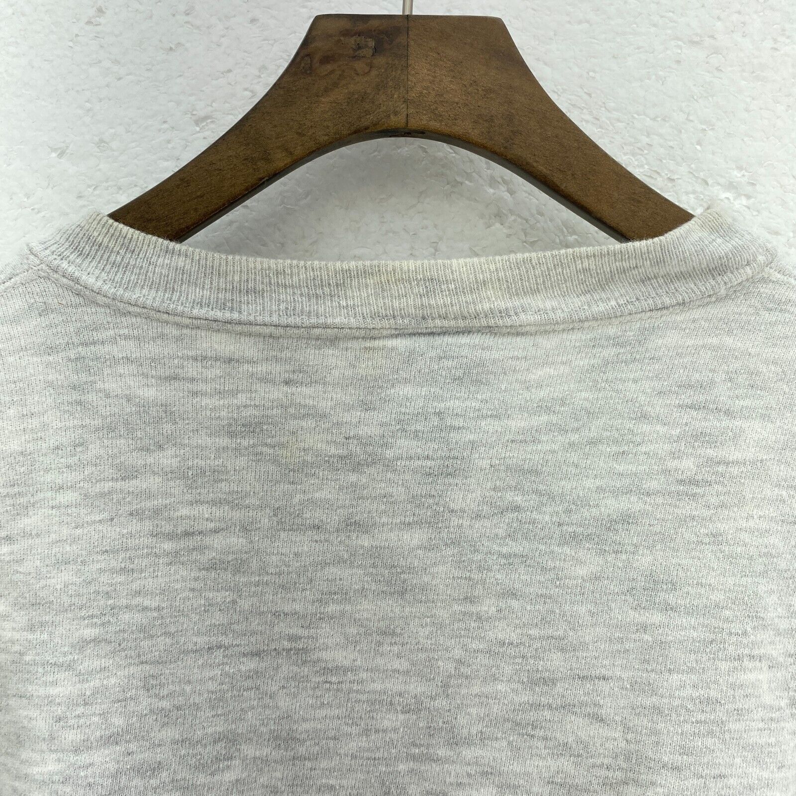 VTG Notre Dame Spell Out Fighting Irish Champion NCAA Gray Sweatshirt Size XXL