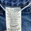 Carhartt Blue Medium Light Wash Denim Cargo Pants Workwear Size 36