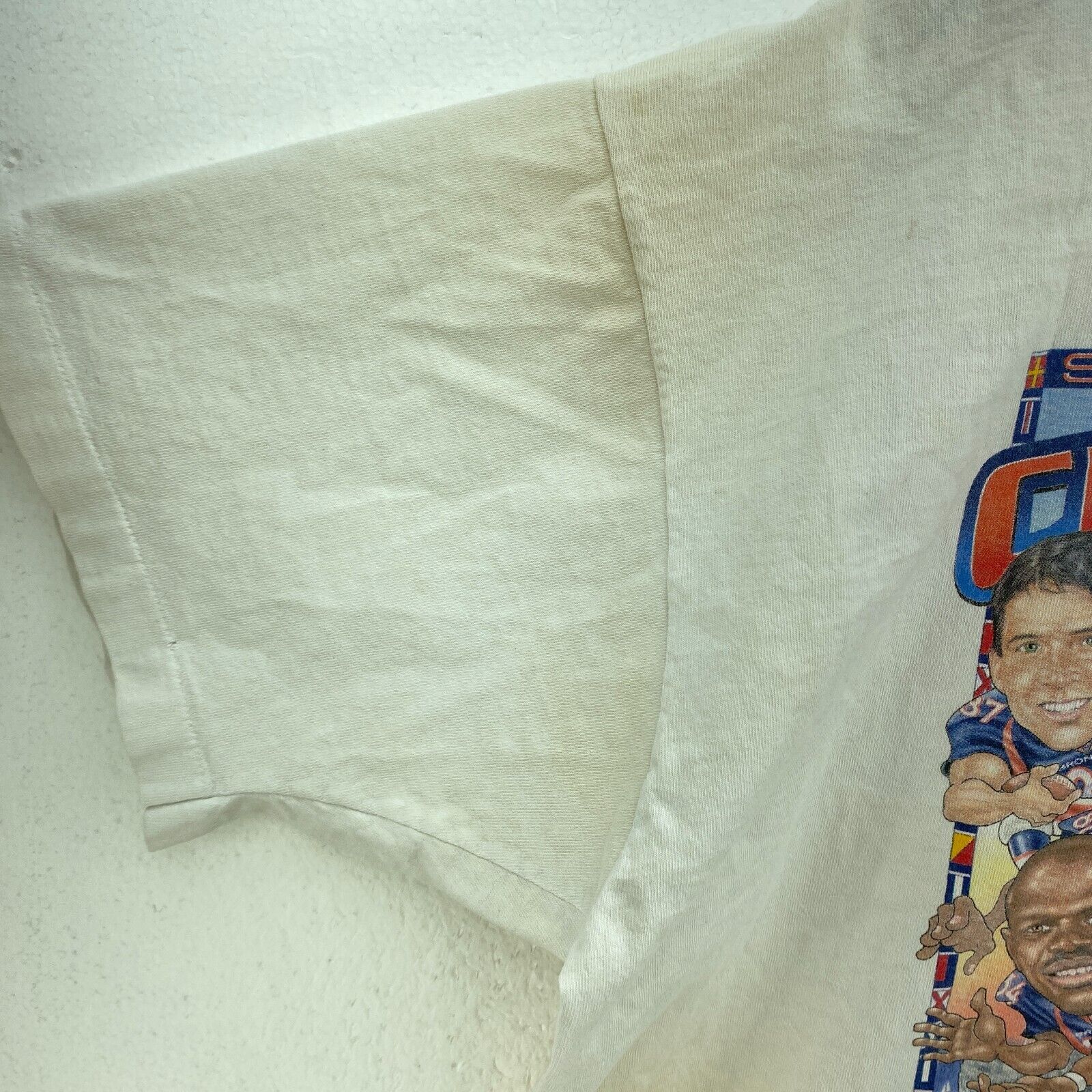 Pro Player Vintage Super Bowl Denver Broncos NFL White T-shirt Size 2XL