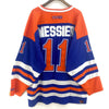 CCM Edmonton Oilers NHL 11 Mark Messier Blue V-Neck Hockey Jersey Size XL