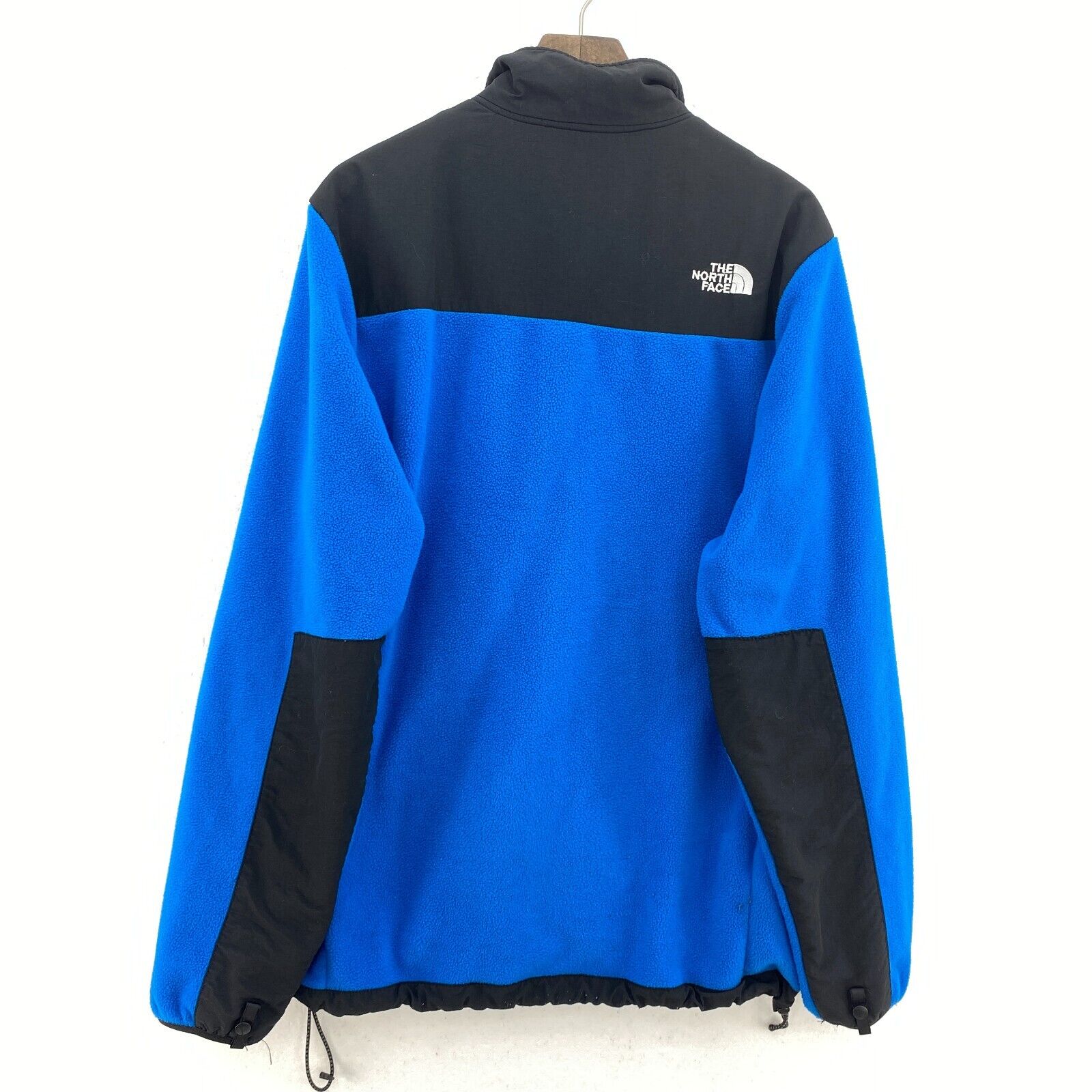 The North Face Blue Logo Fleece Full Zip Jacket Size XL Women's