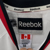Reebok Ottawa Senators 65 Erik Karlsson NHL White Long Sleeve Jersey Size 56