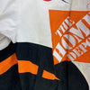 Chase Nascar The Home Depot Nextel Cup Series Racing Snap Jacket Size M Orange