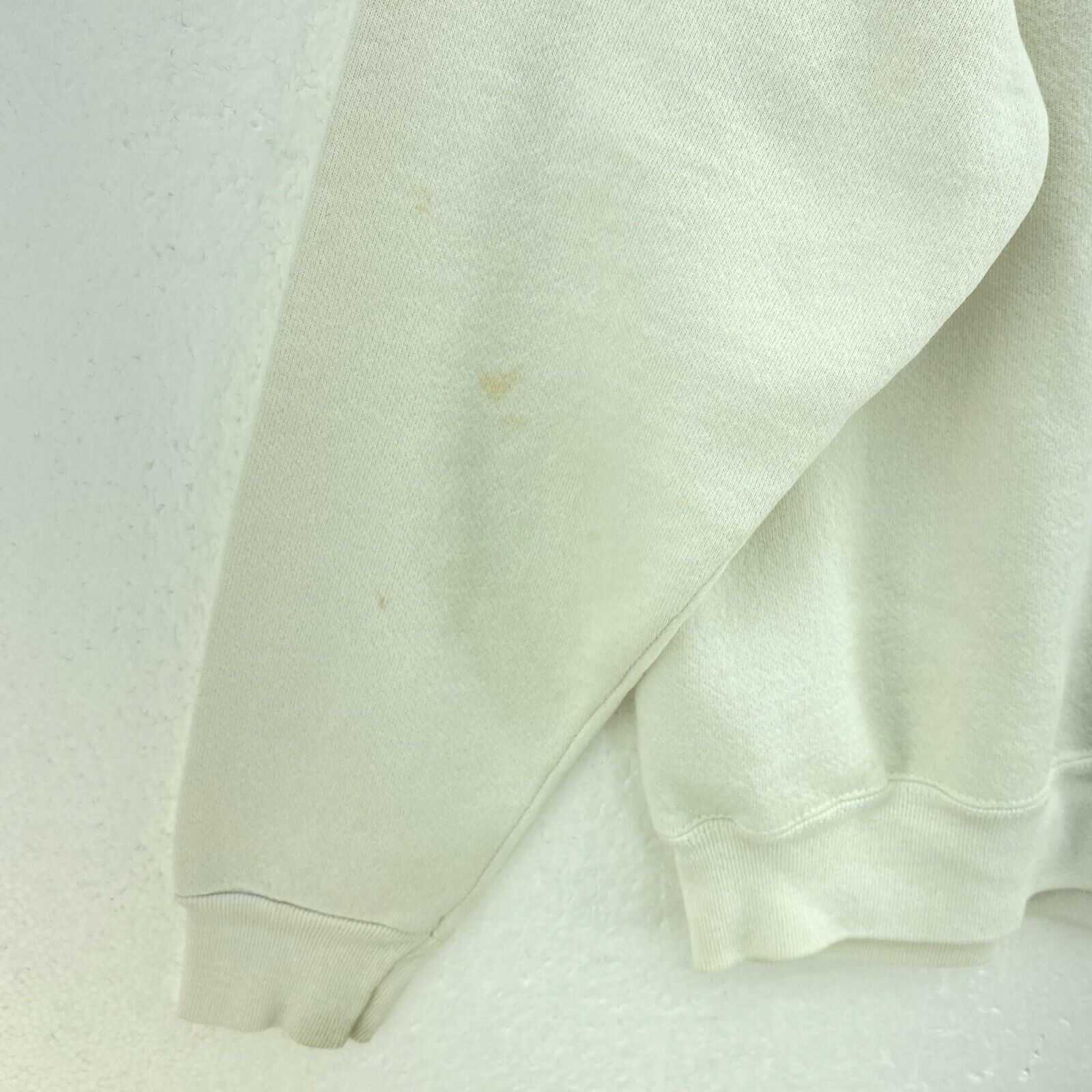 Vintage Logo 7 Minneapolis NFL Super Bowl 1991 XXVI White Sweatshirt Size M