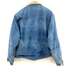 Eddie Bauer Blanket Lined Button Up Blue Denim Jacket Size M