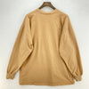 Vintage Polo Ralph Lauren Logo Mustard Yellow Long Sleeve T-shirt Size M