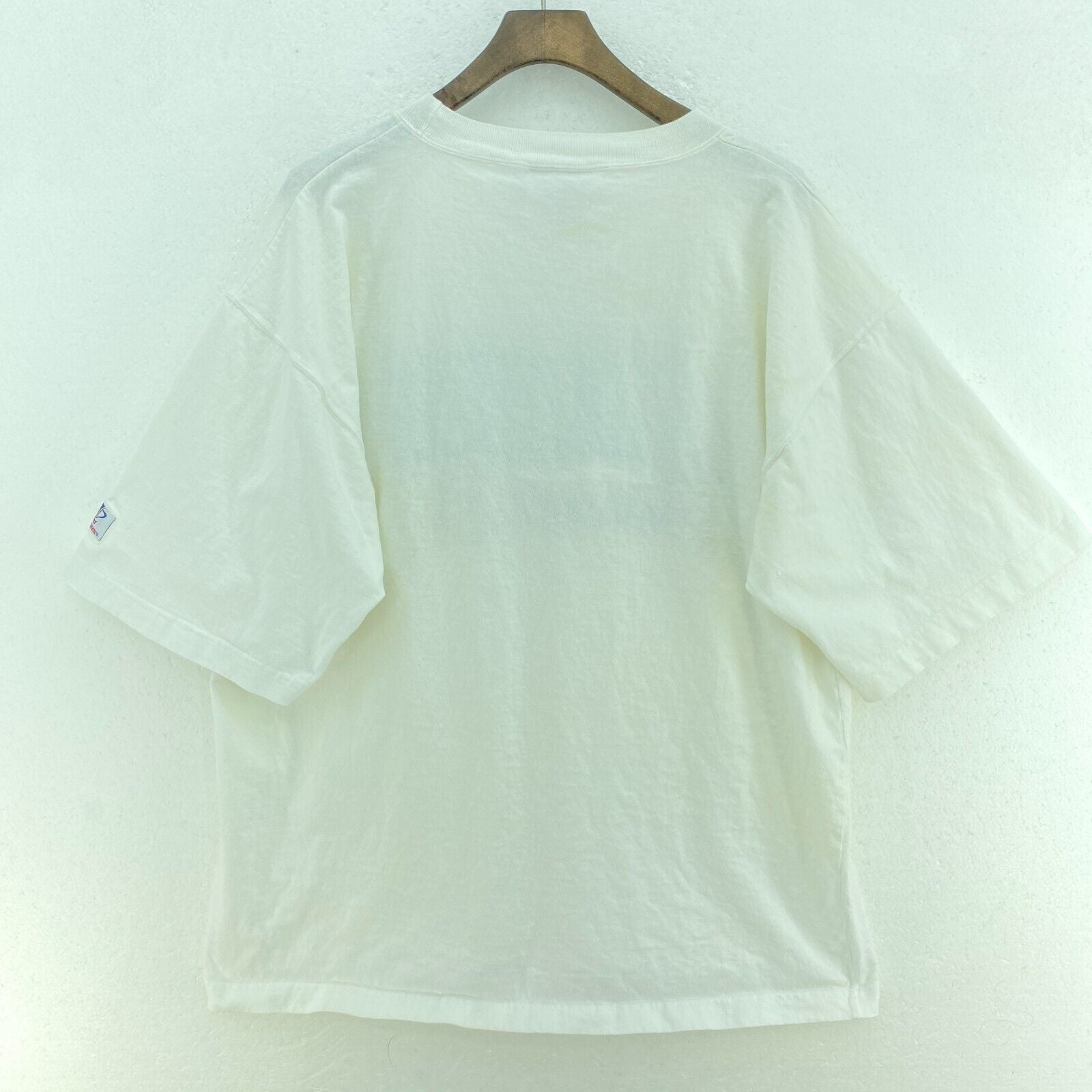 Logo Athletic Oakland Athletics Logo White Vintage T-shirt Size L MLB