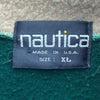 Nautica Competition Green Fleece Jacket Size XL Full Zip Up