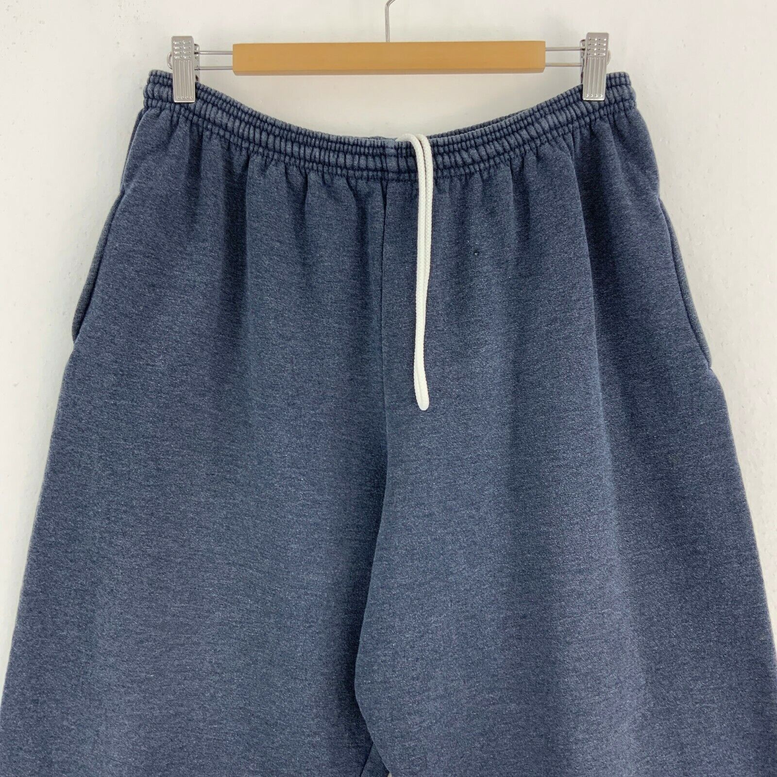 Russell Athletic Blue Sweatpant Activewear Fleece Lined 90s Size XL