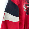 Starter Chicago Bulls Logo NBA Hooded Insulated Jacket Red Size M Kid's 1/4 Zip