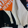 Chase Nascar The Home Depot Nextel Cup Series Racing Snap Jacket Size M Orange